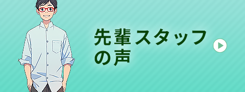 先輩スタッフの声